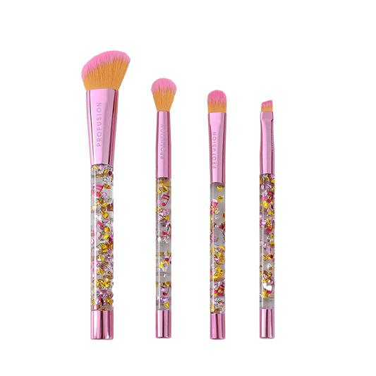 IT'S A VIBE | FEEL THE BEAT 4 PC FACE & EYE BRUSH SET