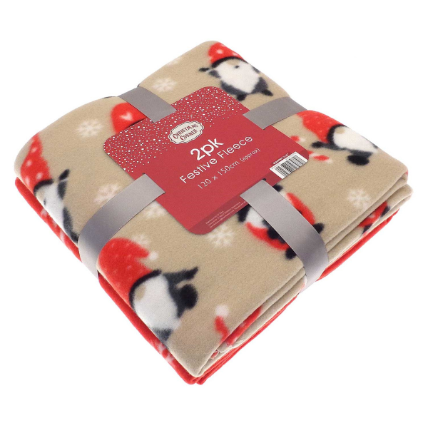 Pack of 2 fleece throws
