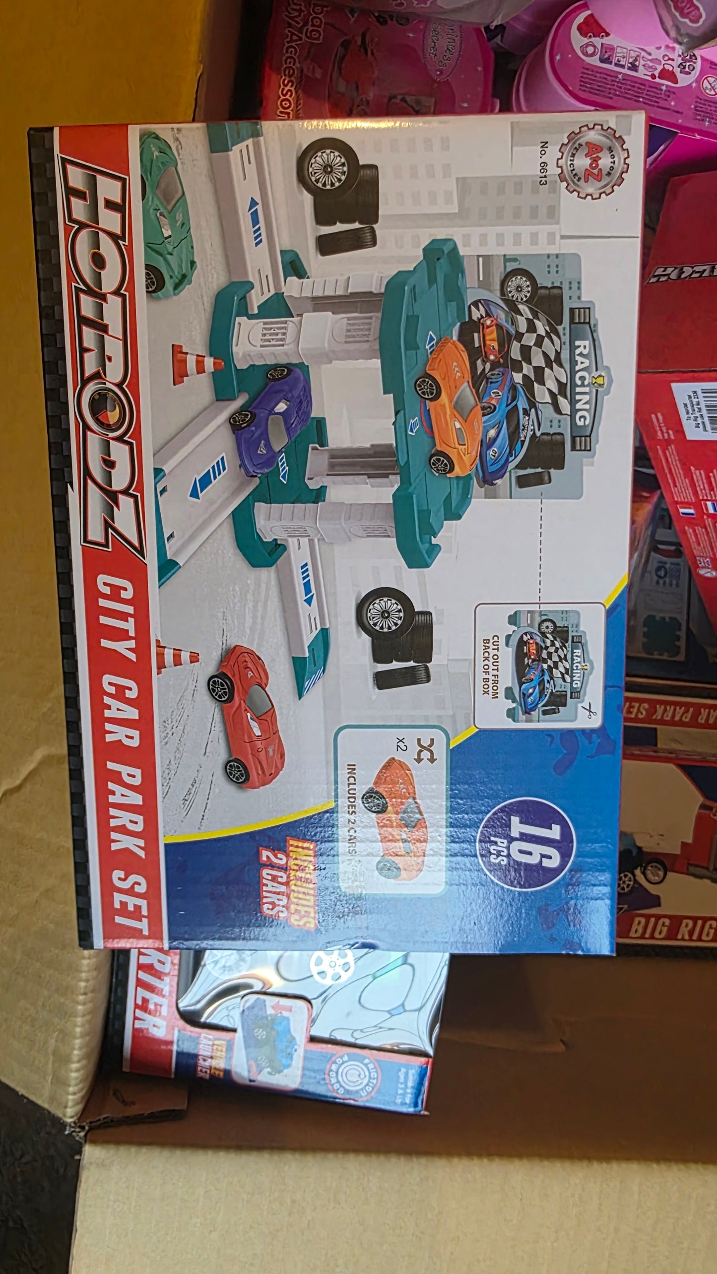 Hotrodz City Car Park Garage Set, by A to Z Toys