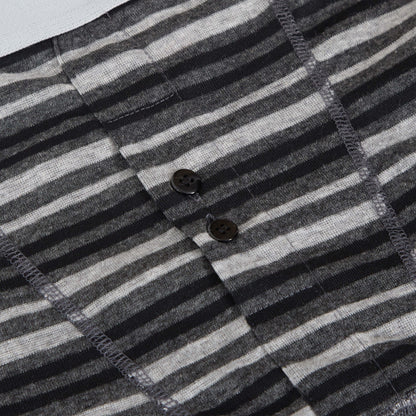 6 Pack Striped Black Grey Cotton Stretch Boxer Shorts Menswear Classic Activewear Breathable Soft and Durable Underwear for Men by Sock Stack