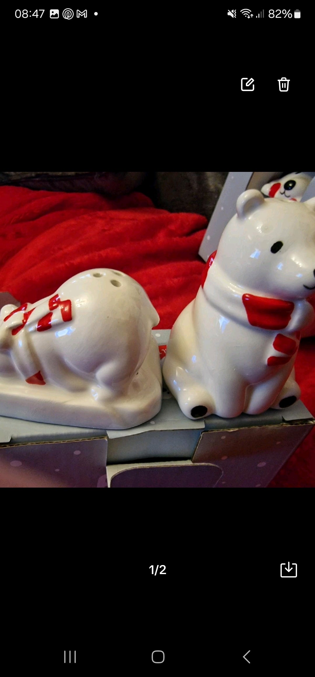 Polar bear salt & pepper set