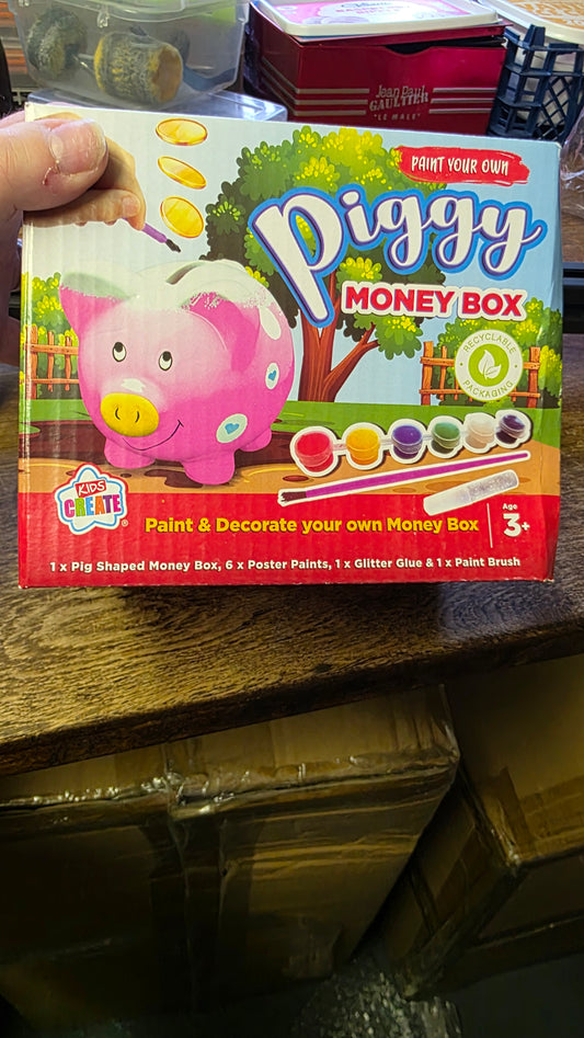 Paint your own piggy bank