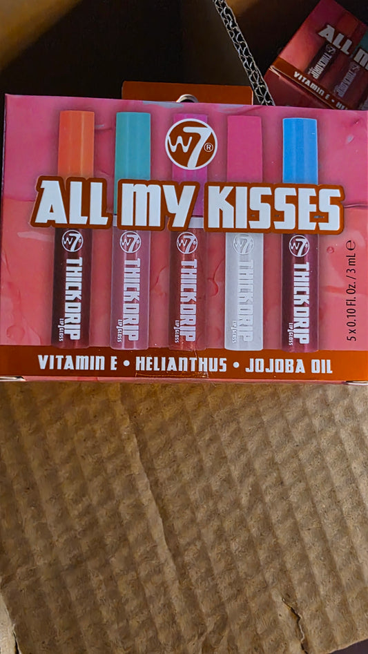 W7 Lip Gloss Gift Set - All My Kisses
