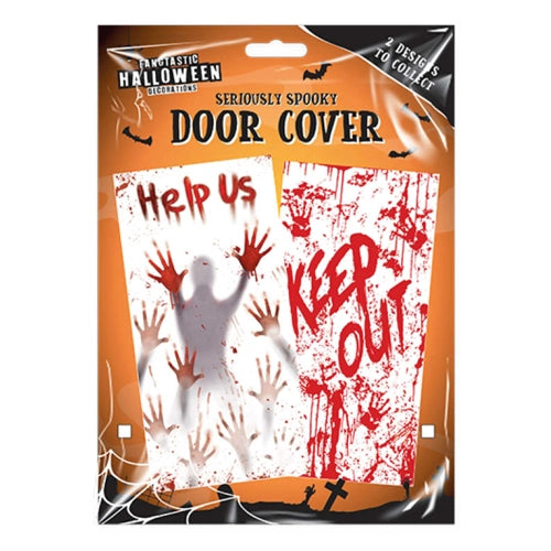 Halloween Scary Door Cover