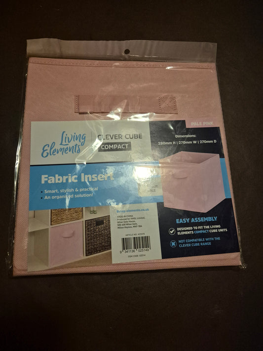 Pink insert cubes