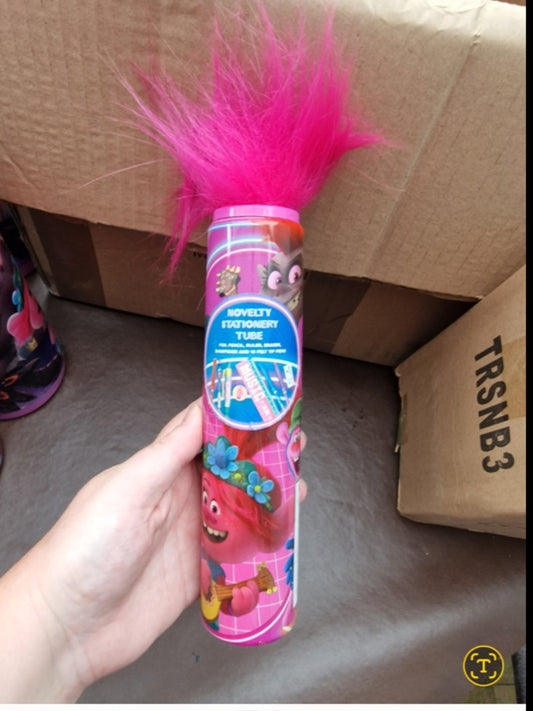 Trolls stationery tubes