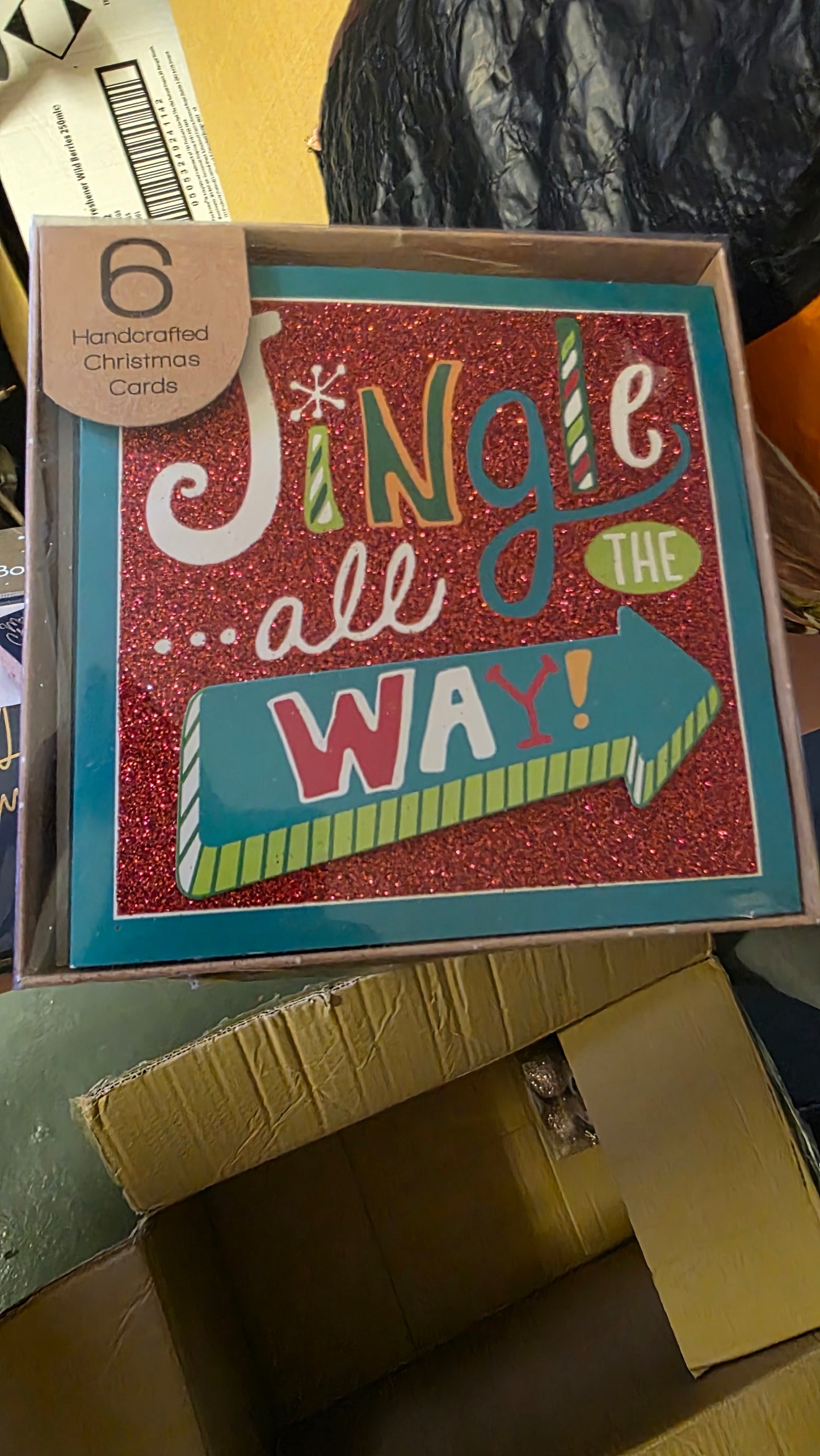 6 handcrafted Christmas cards