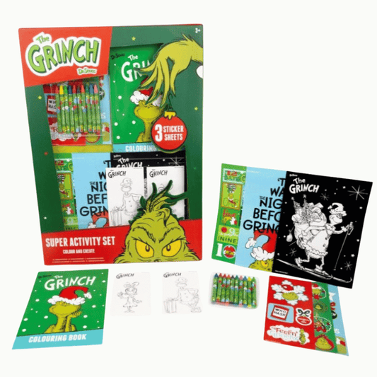Official The Grinch Colour & Create Super Activity Set