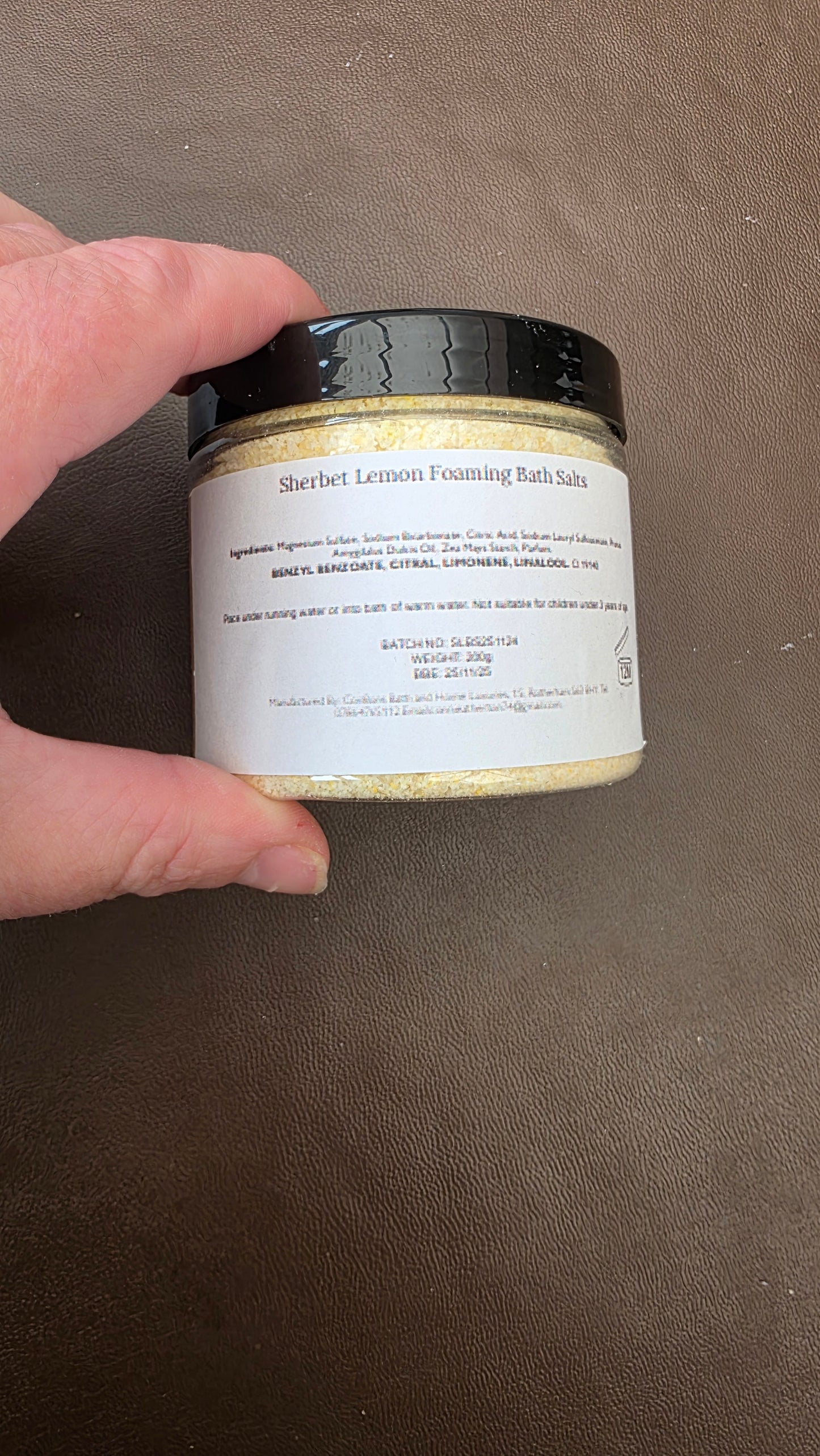 250g handmade bath salts