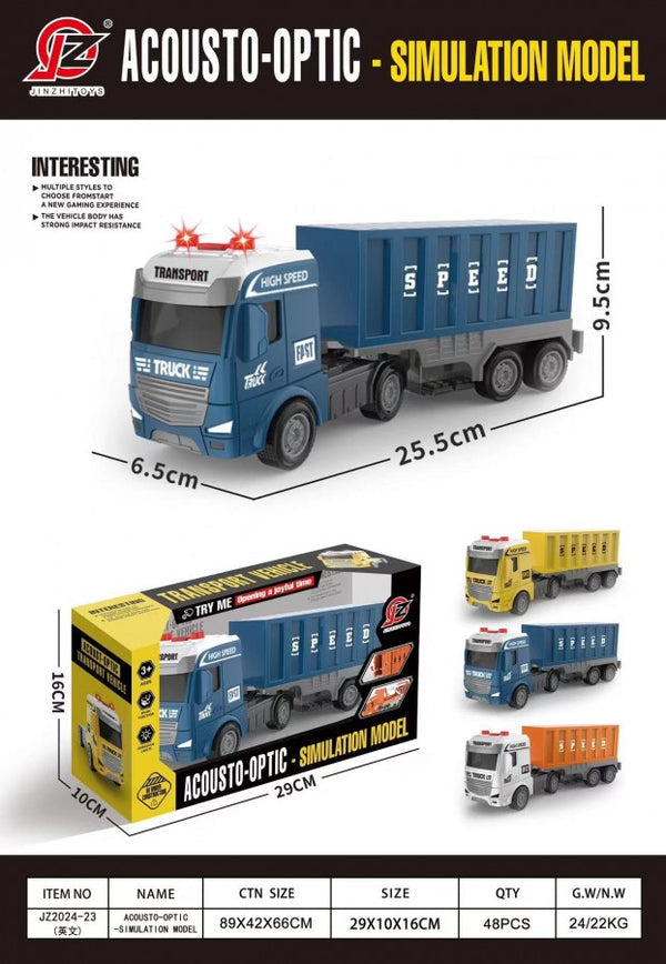 Truck Transport Toy, High-Speed Vehicle