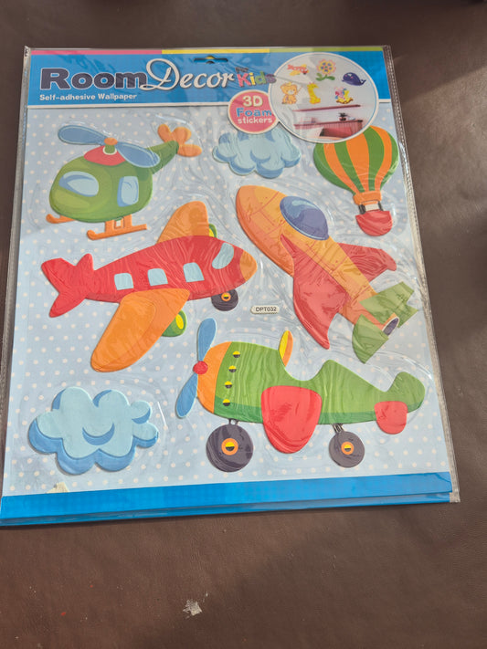 Room decor 3d foam stickers