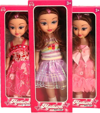 25cm Madison Party Doll...Assorted Picked At Random