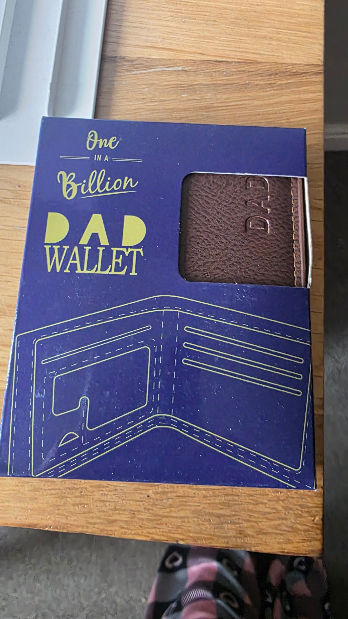 Dad In A Billion Faux Leather Wallet