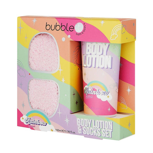 Rainbow Body Lotion & Socks Gift Set