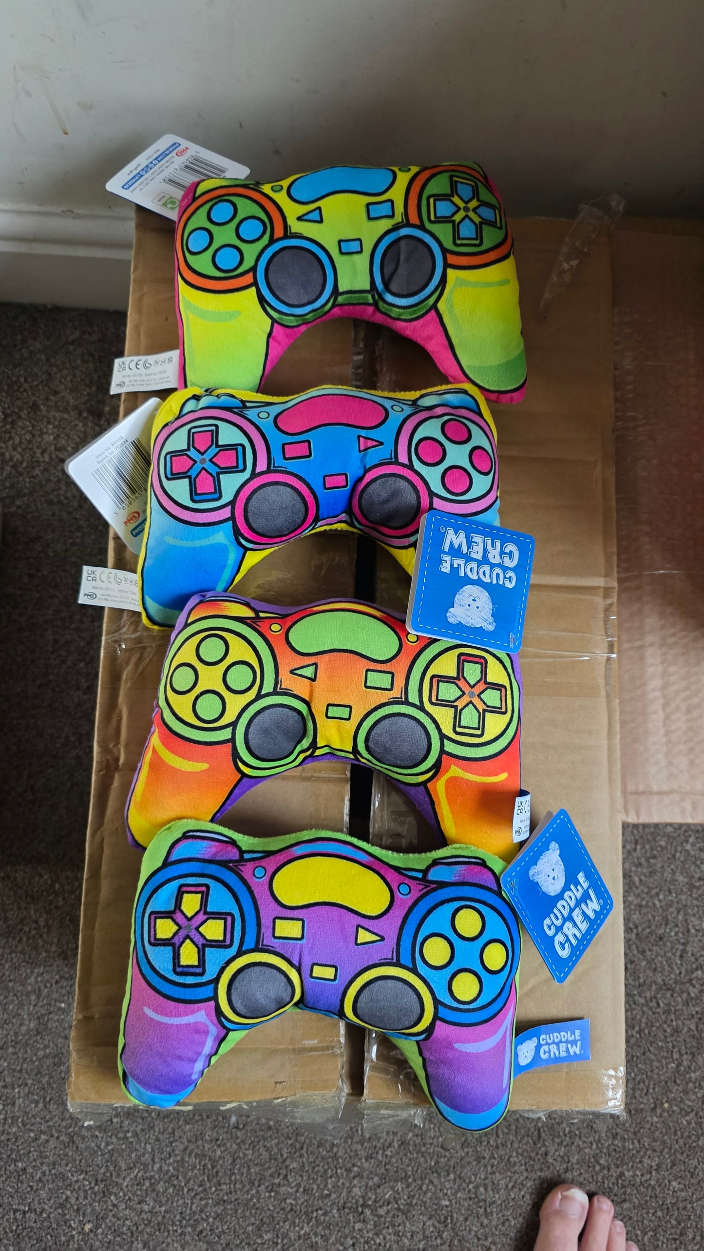 Plush Rainbow Controllers 8"