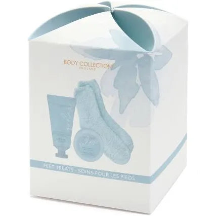 Body Collection Feet Treat Foot Care Gift Box (Lotion , Soak & Socks)